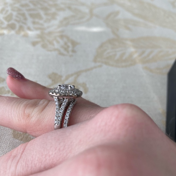 Tinnivi wedding set. Sterling silver. Size 6. - Picture 2 of 4